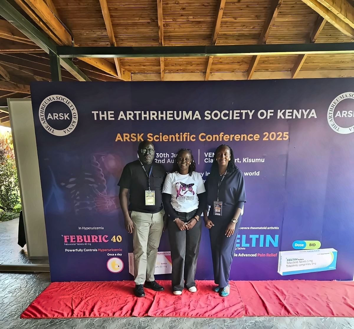 At the Arthrheuma Society of Kenya (ARSK) Scientific Conference 2025 in Kisumu