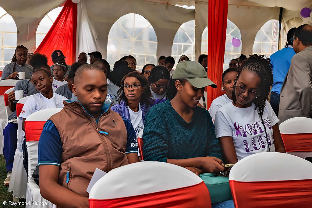 Attendees settling in for the day's programme