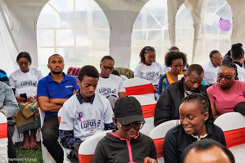 Members listening during the programme