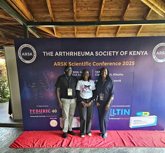 At the Arthrheuma Society of Kenya (ARSK) Scientific Conference 2025 in Kisumu